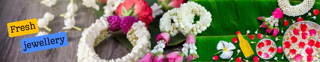 fresh flower jwellery