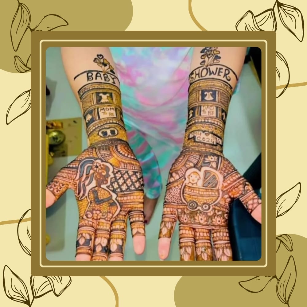 Baby shower mehandi ideas
