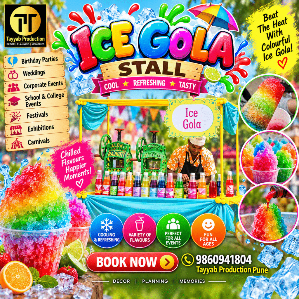 Ice Gola Stall for Events in Pune