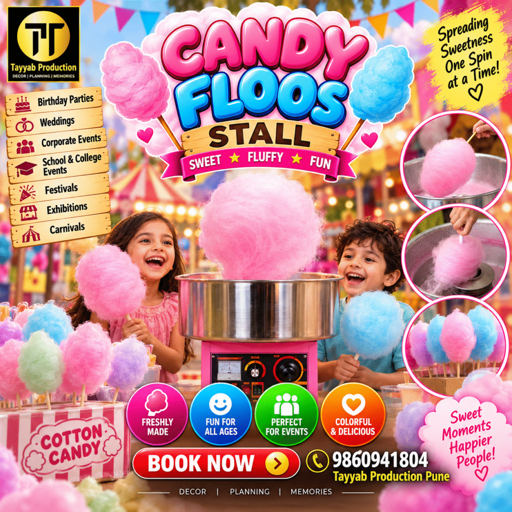 Candy Floss Stall for Events in Pune