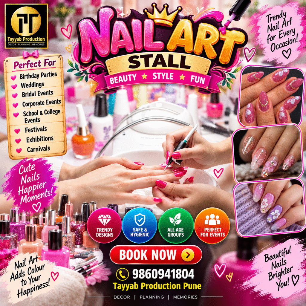 Nail Art Activity for Events in Pune
