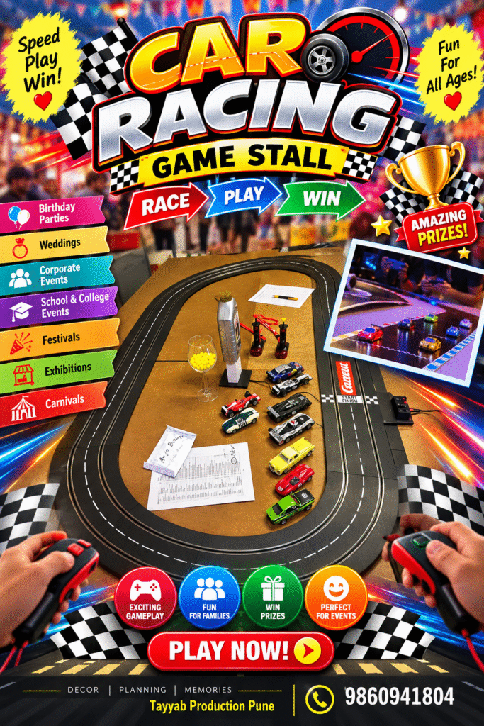 Car Racing Game Stall for Events in Pune`