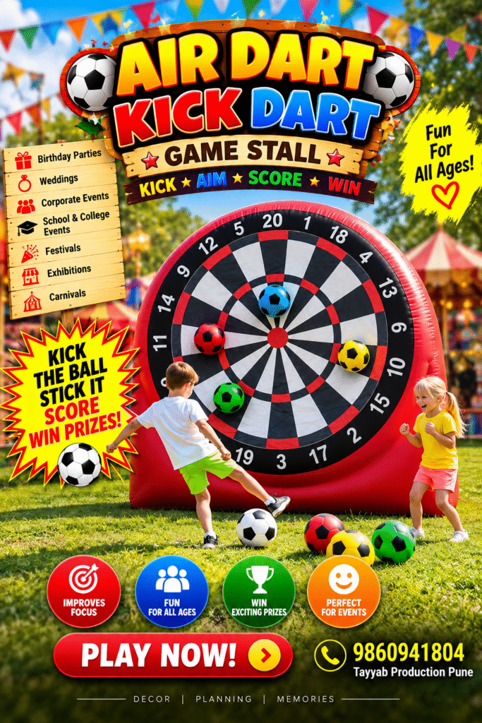 Air Dart Game Stall for Events in Pune`