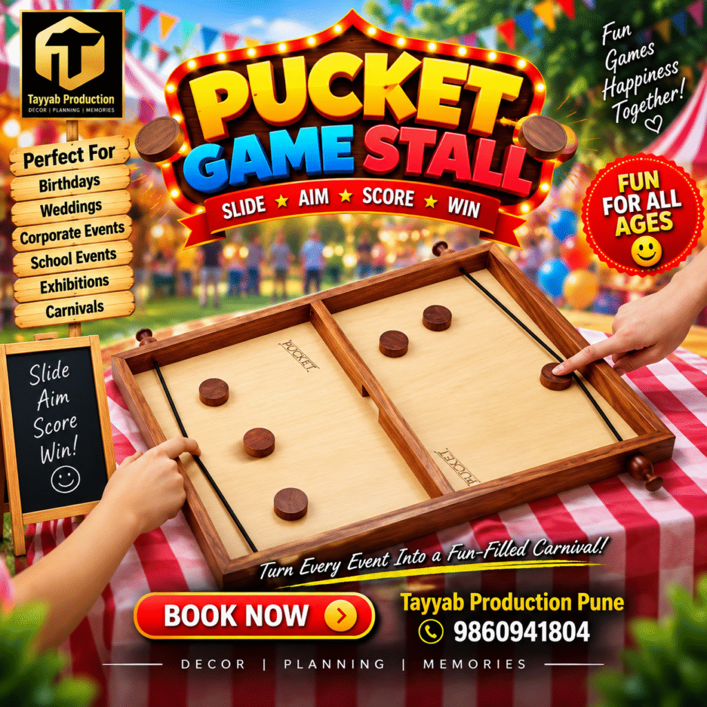 Pucket Game Stall Carnival Game for Events – Tayyab Production Pune