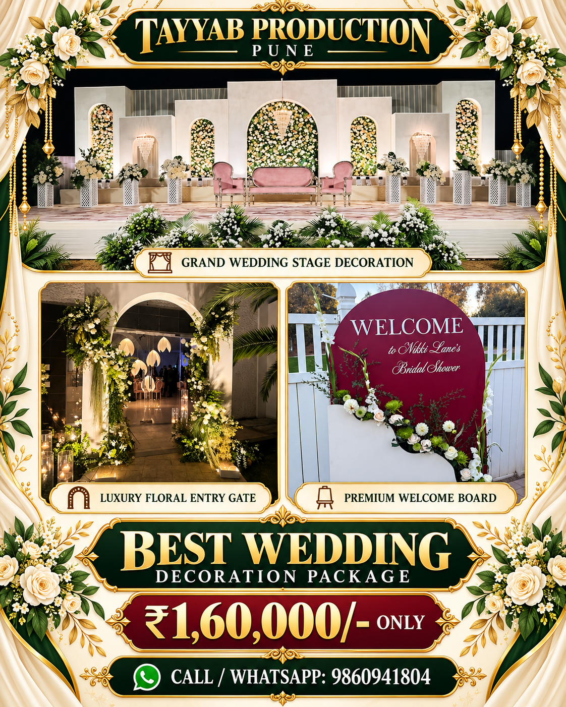 Wedding Decorators Near Me in Pune | Tayyab Production